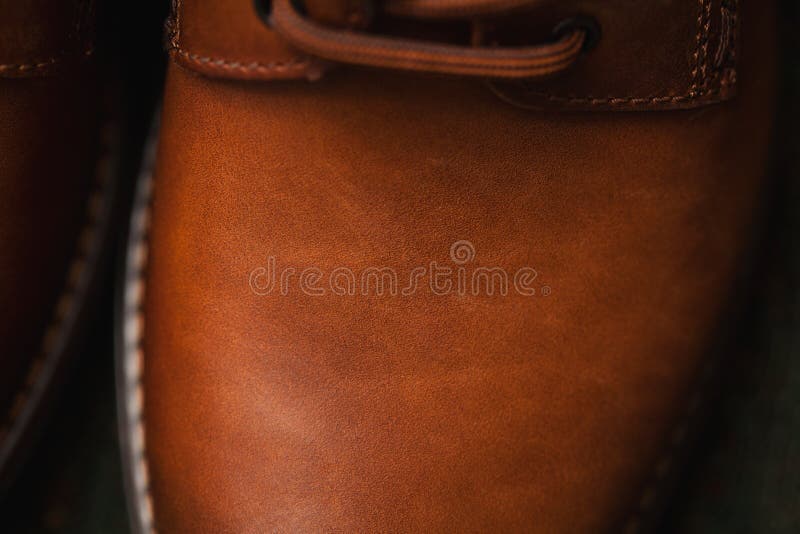 Leather Shoes Closeup. Background Texture Of Leather, Nubuck Stock ...