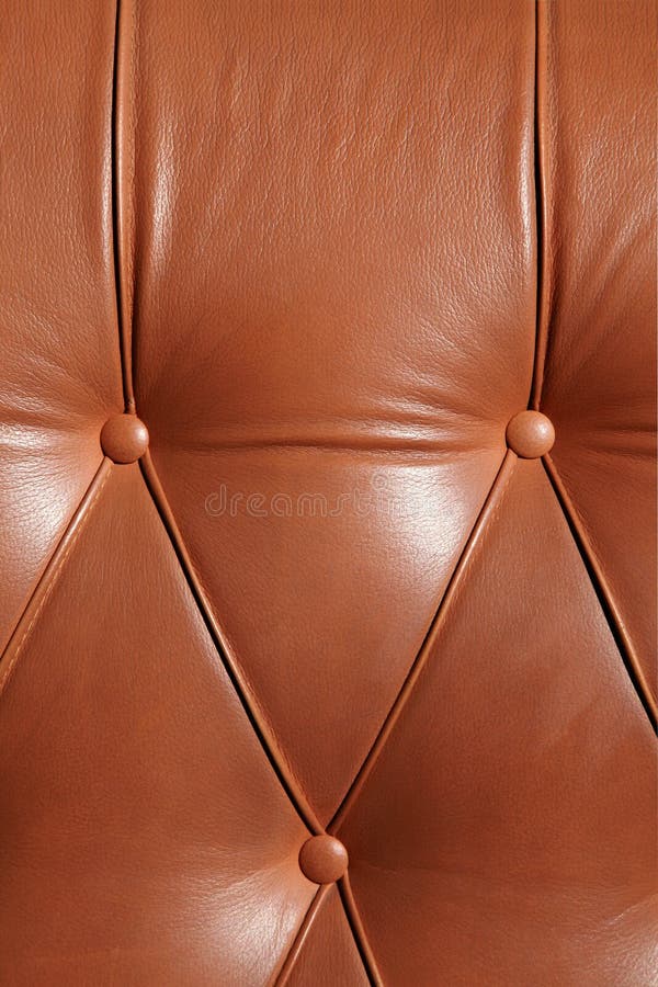 Leather sofa stock photo. Image of rivet, furniture, armchair - 13496336