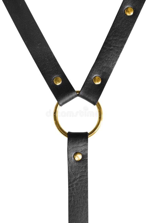 Leather straps isolated stock image. Image of straps 227464093