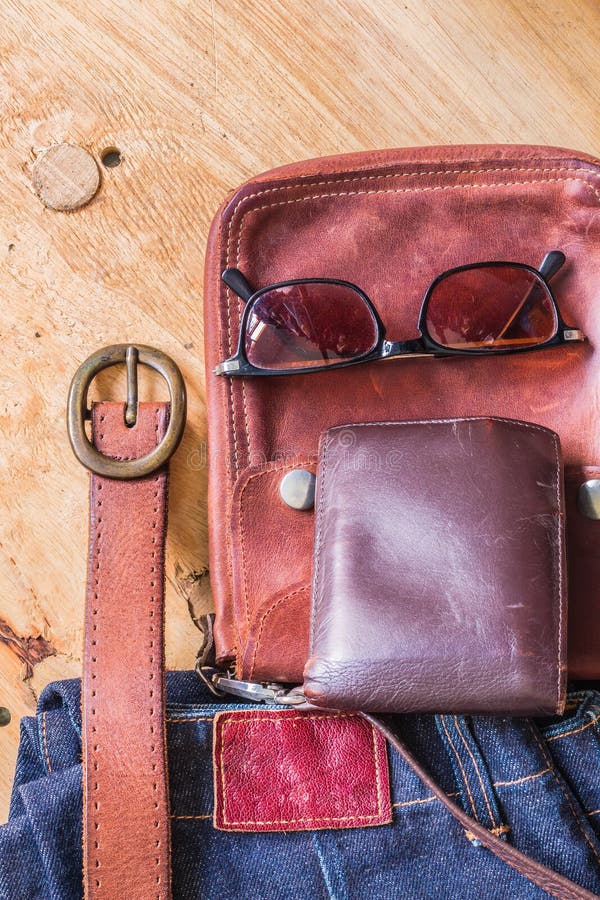 Leather for travel. stock photo. Image of clothing, design 58263782