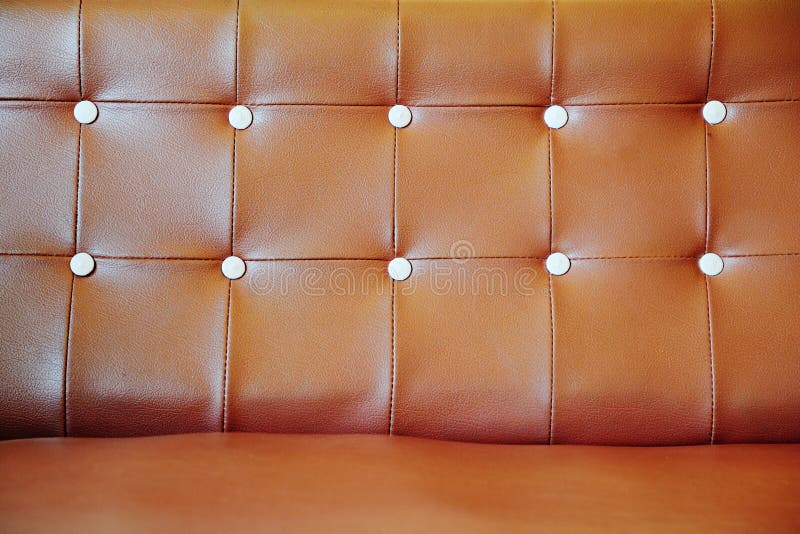 Leather Upholstery of a Magnificent Sofa Stock Photo Image of cushion