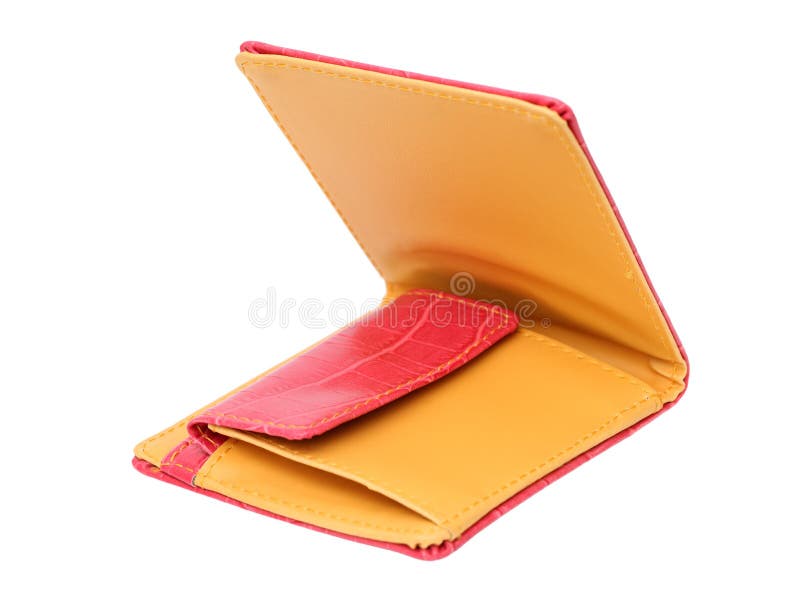 Leather Wallet with Ten Thousand Japanese Yen Stock Photo Image of