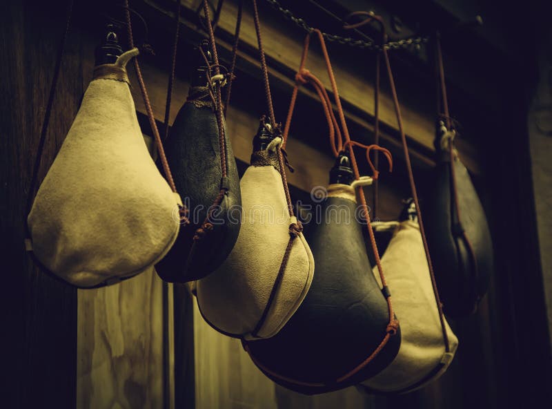 Leather wine boots stock photo. Image of western, alcohol 176399164