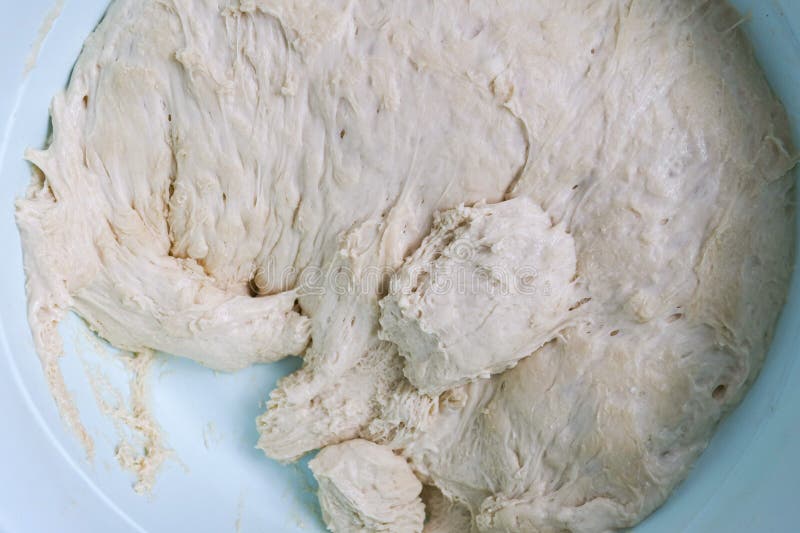 Leavened Wheat Flour Dough,raw Dough,kneaded and Ripening Dough Stock