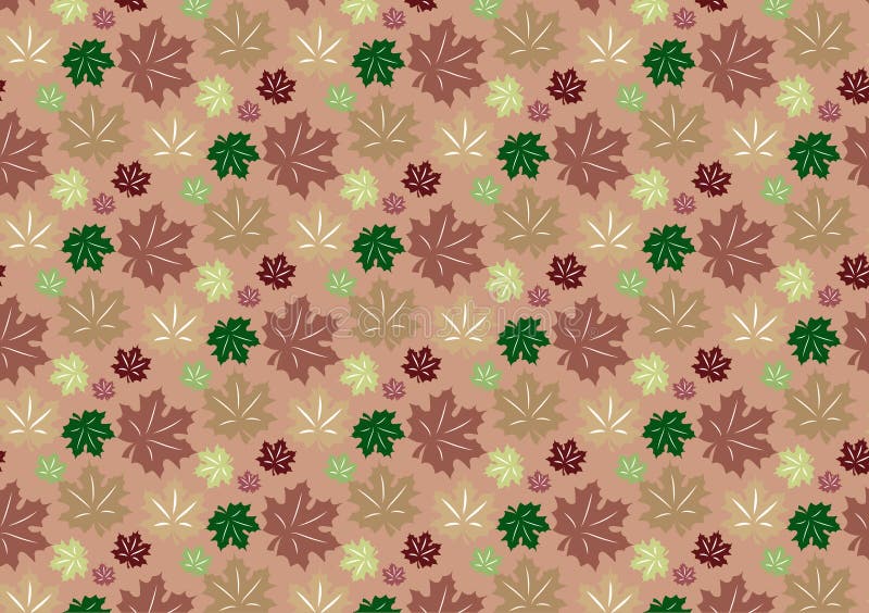 Leaves fall pattern design for wallpaper