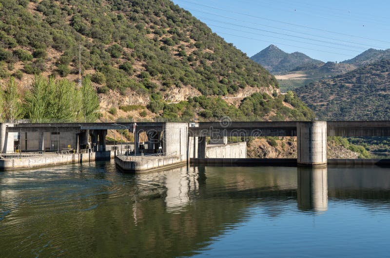 Leaving the Barragem Do Carrapatelo Dam and Lock on the Douro River