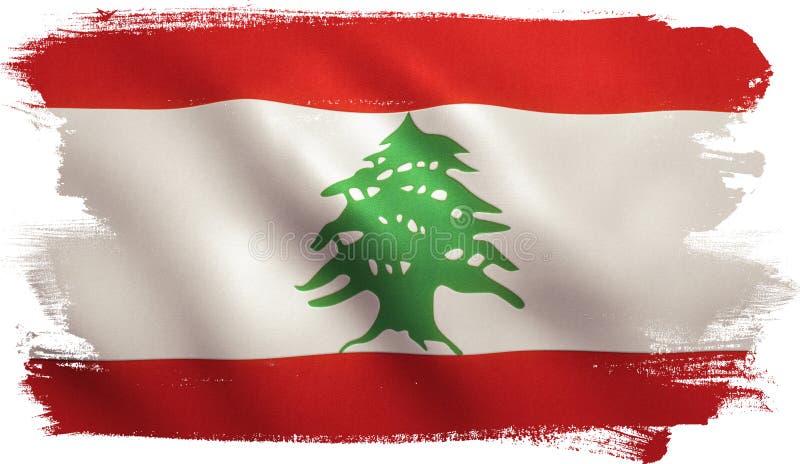 Lebanon Flag vector illustration
