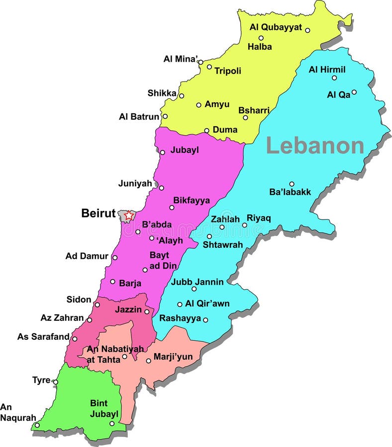 lebanon map clipart for kids