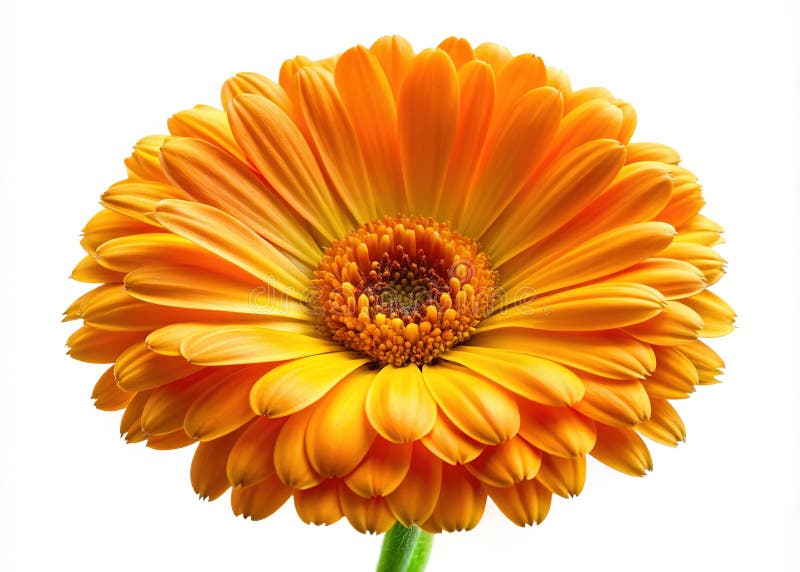 Lebendige Calendula Blume CloseUp atemberaubendes HighQuality Image für Design-Projekte Posters und Prints stock abbildung