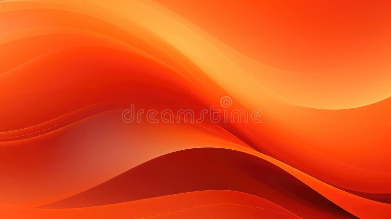 Lebendiger, tieforangefarbener Hintergrund. Lebhafte tiefe Orangenfarben-Farbverlauf warme Atmosphäre intensive lebhafte tiefe Orangenhintergründe ai generiert
