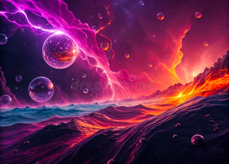 Lebhafte abstrakte Fluid Art mit Neon Farben lizenzfreie stockfotos