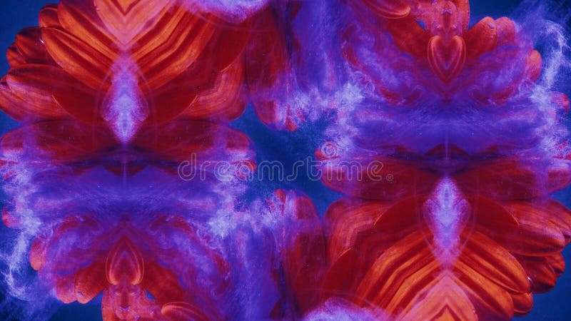 Lebhafte abstrakte fraktale rote violette Farbe lizenzfreie stockfotografie