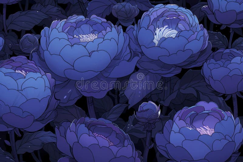 Lebhafte botanische Muster zeigen Blumen und Knospen auf einem dynamischen strukturierten Hintergrund vektor abbildung