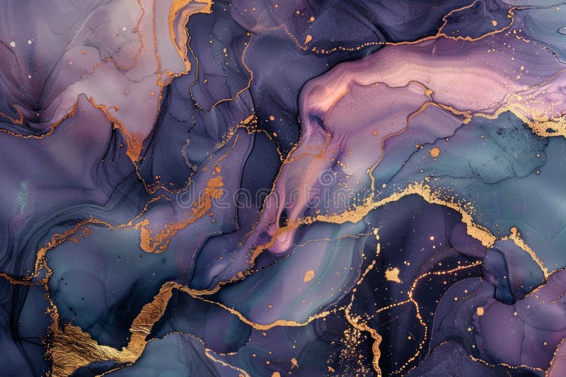 Lebhafte Marmortextur mit Goldakzenten. Neuronale Netzai generiert stockfoto