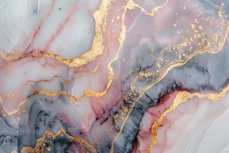 Lebhafte Marmortextur mit Goldakzenten. Neuronale Netzai generiert lizenzfreie stockfotografie