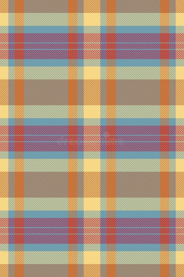Lebhaftes Herbstplaid-Muster. Perfekt für gefallene Projekte im Textildesign oder für einen rustikalen Charme vektor abbildung