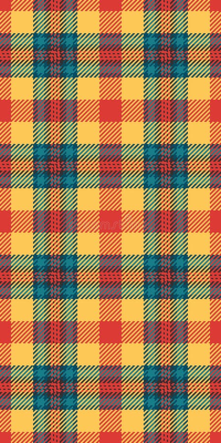 Lebhaftes Herbstplaid-Muster. Perfekt für gefallene Projekte im Textildesign oder für einen rustikalen Charme stock abbildung