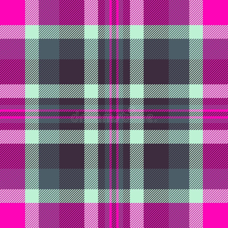 Lebhaftes rosa Teppichmuster und Pfefferminzmuster. Perfekt für Textil Mode oder Web Design stock abbildung