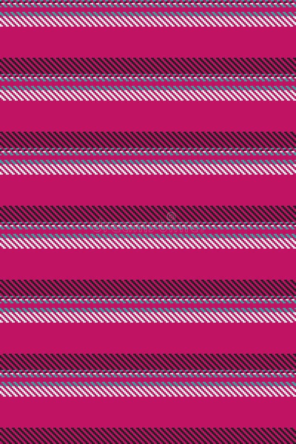 Lebhaftes rosa und schwarz gestreiftes Muster. Perfekt für Web-Hintergründe oder Modeprojekte im Textildesign lizenzfreie abbildung