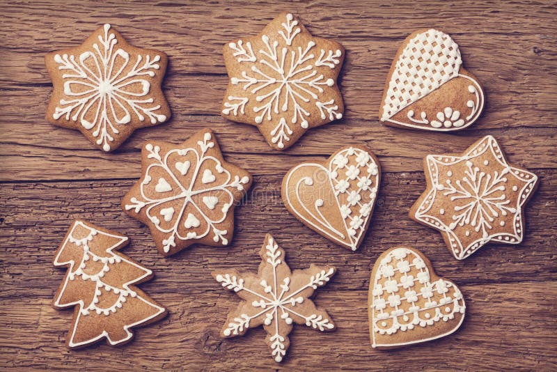 Lebkuchen-Weihnachtsplätzchen lizenzfreies stockfoto Lebkuchen-Weihnachtsplätzchen lizenzfreies stockfoto