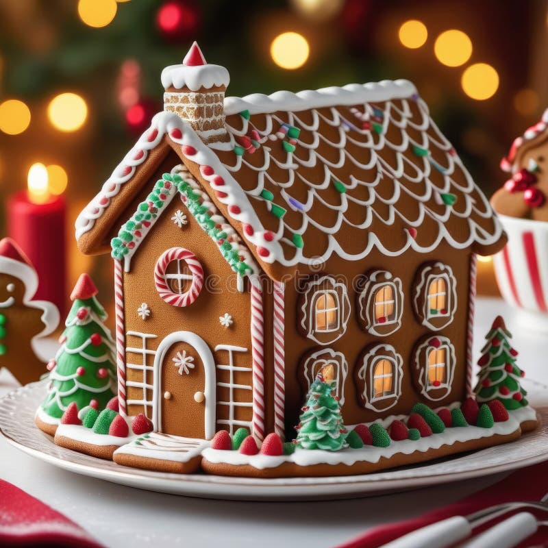 Lebkuchenschmuck stock abbildung