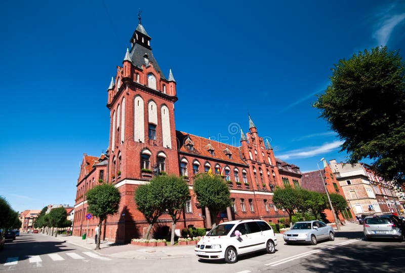 Lebork, Poland stock photo. Image of town, city, polish 15702366
