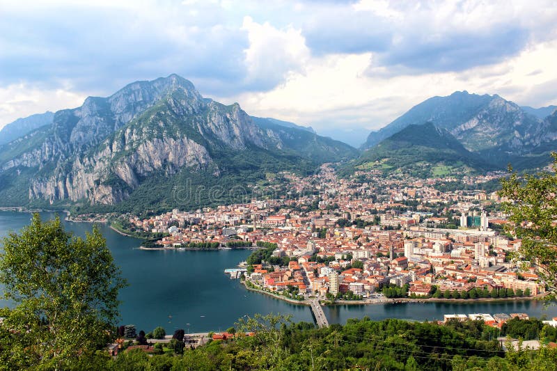 Lecco, lake Como, Italy