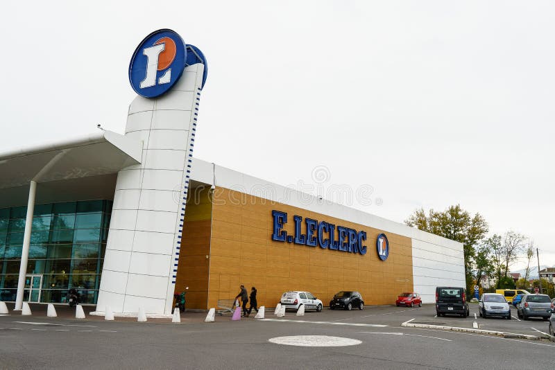 Leclerc Hypermarket Editorial Photography Image 52717562