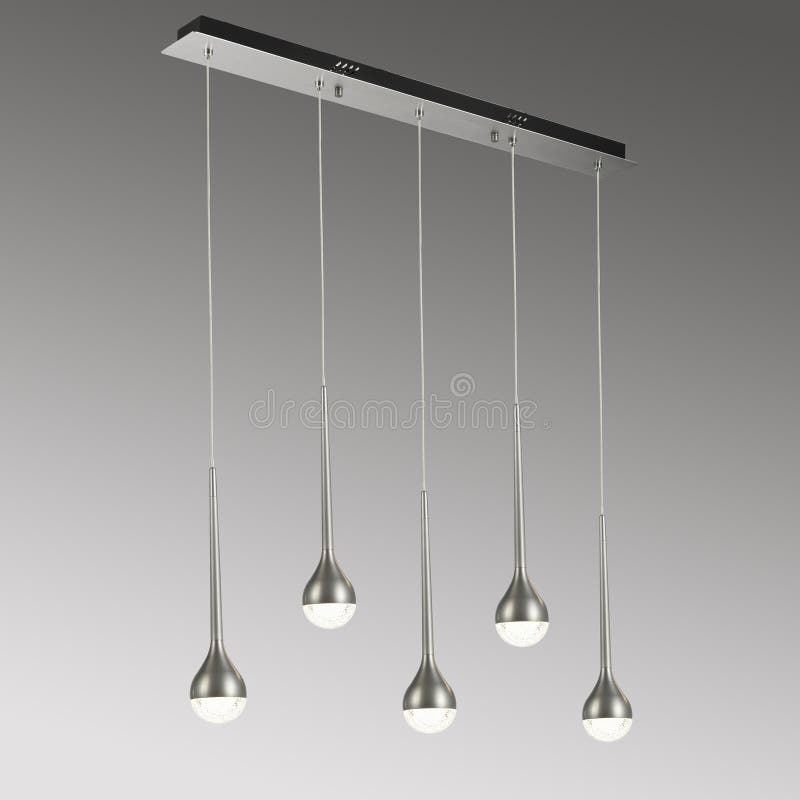 Led ceiling lighting stock photo