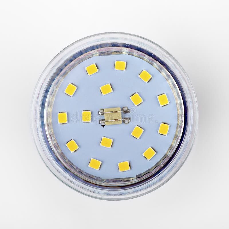 Led Diode Light Bulb on White Stock Photo Image of electrical, power 65669182