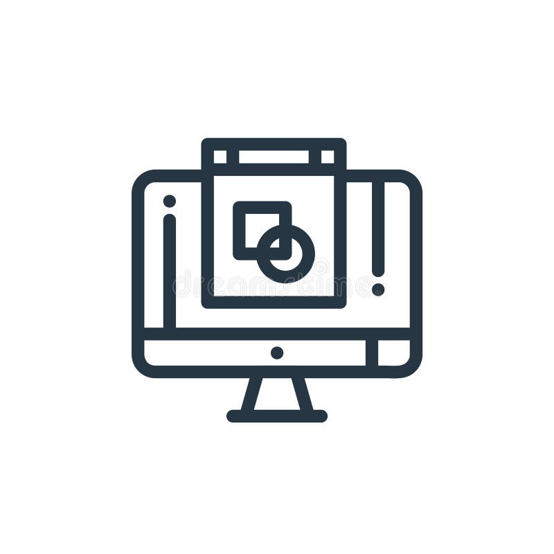 Led icon vector from designing concept. Thin line illustration of led editable stroke. led linear sign for use on web and mobile vector illustration