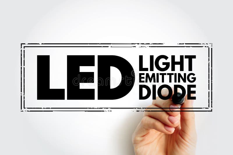 LED LightEmitting Diode Semiconductor Light Source that Emits Light