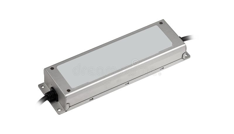 LED lightning power supply isolated on white background stock images
