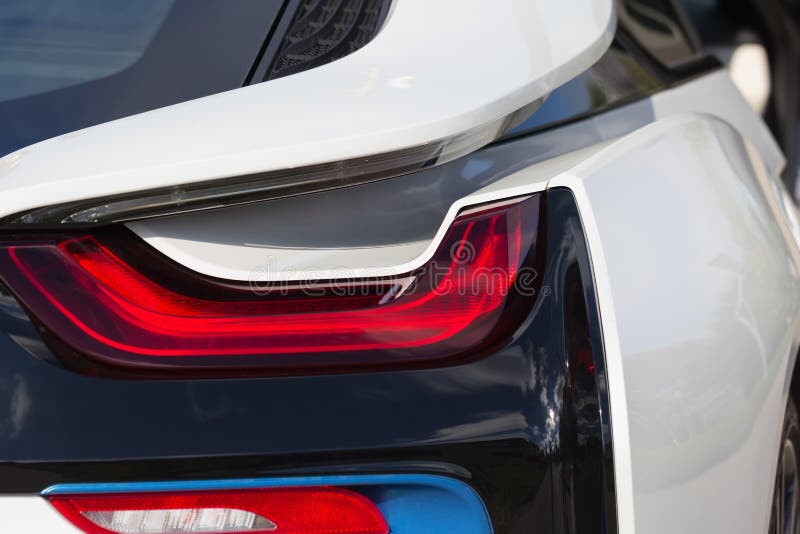 The LED Rear Lights of the Car Stock Photo Image of closeup, lamp 78341252