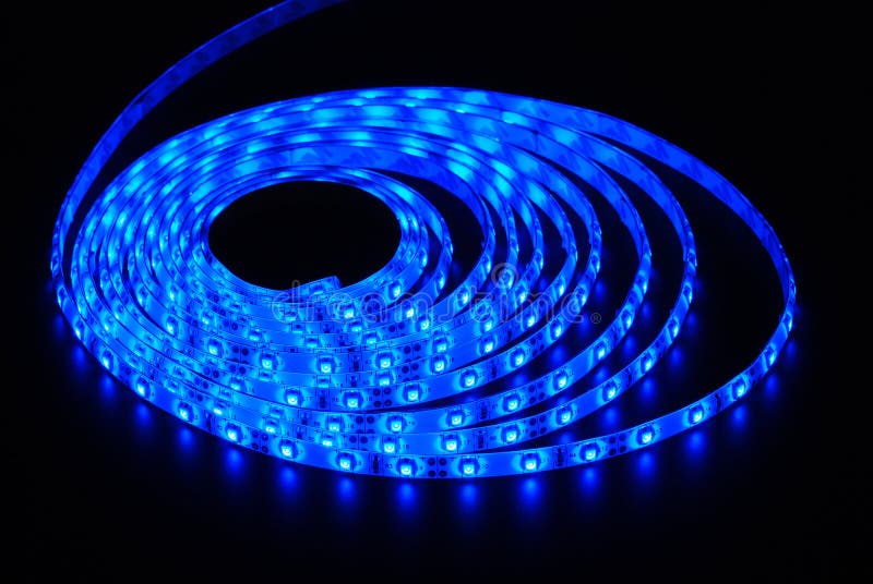 Blue Light Led Belt, Led Strip, Waterproof Blue LED Light Strips Stock
