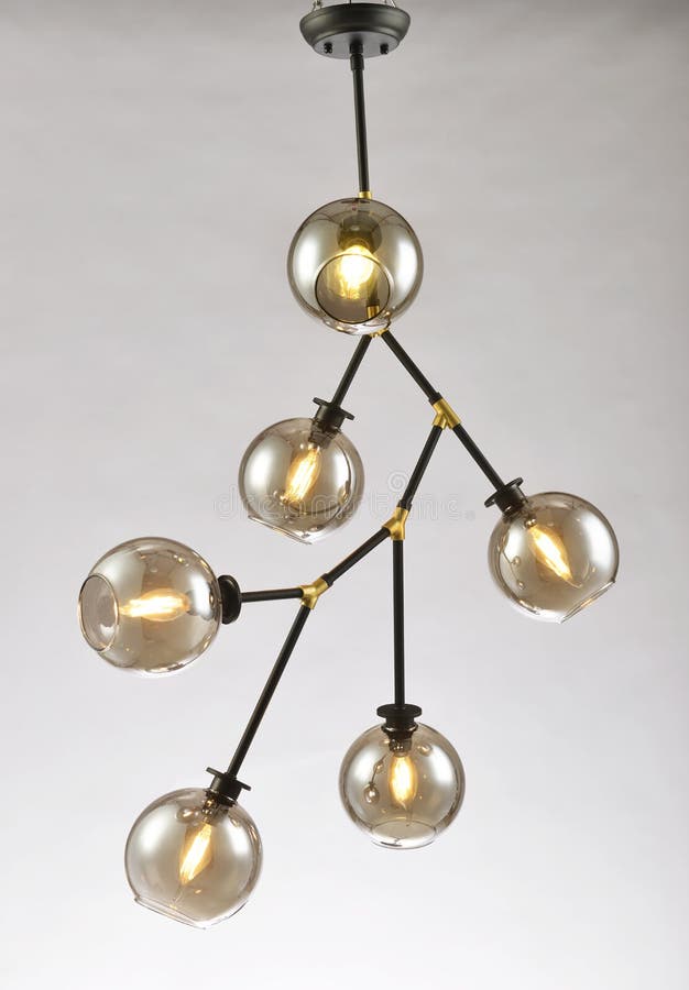 Led glass ceiling lighting royalty free stock images