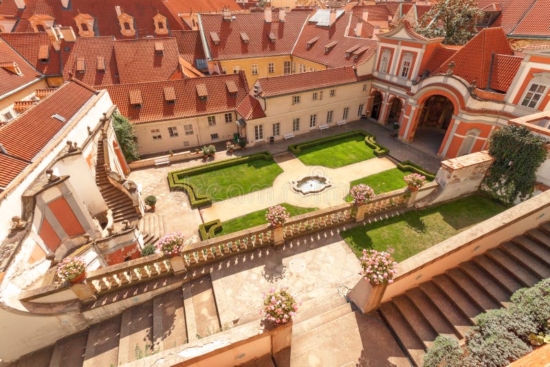 Ledeburg Garden beneath Prague Castle