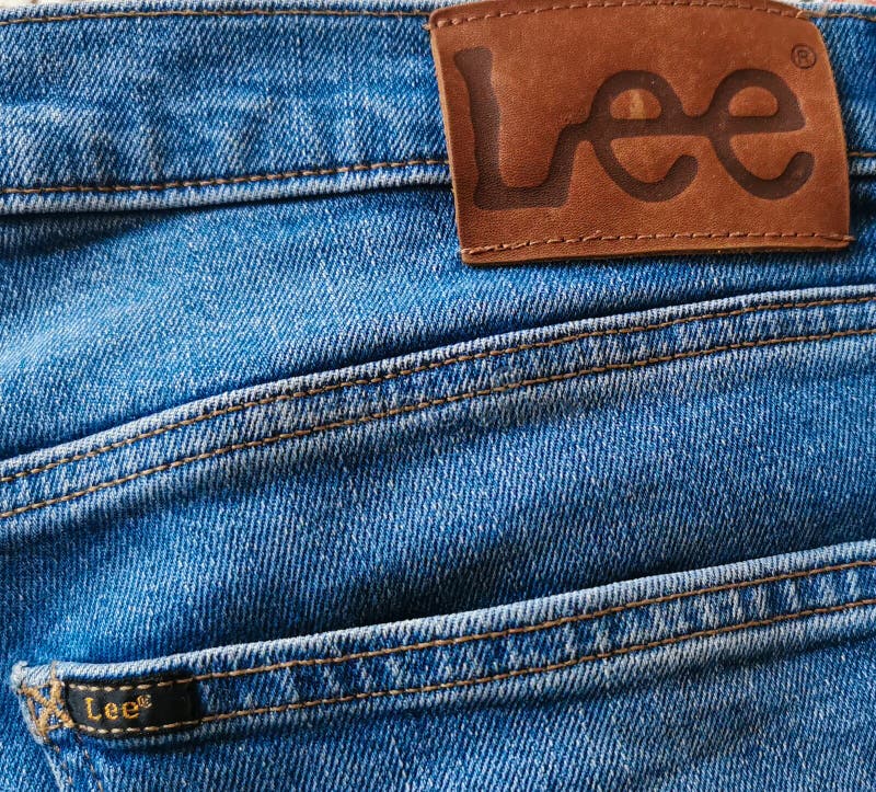 Lee american brand jeans. editorial photo. Image of bill - 195267531