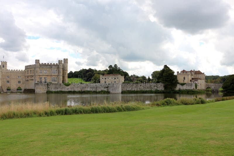 Leeds Castle, Risonanza, Inghilterra fotografia stock Leeds Castle, Risonanza, Inghilterra fotografia stock