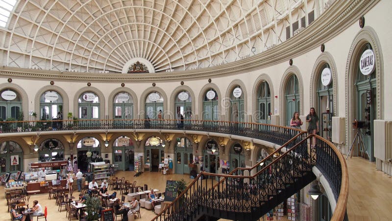 Leeds corn exchange północna engruzja zdjęcia stock