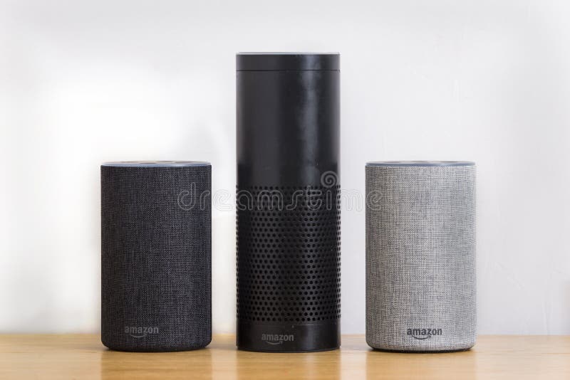 Amazon Echo Alexa Smart Speaker 1st a stock photography Amazon Echo Alexa Smart Speaker 1st a stock photography