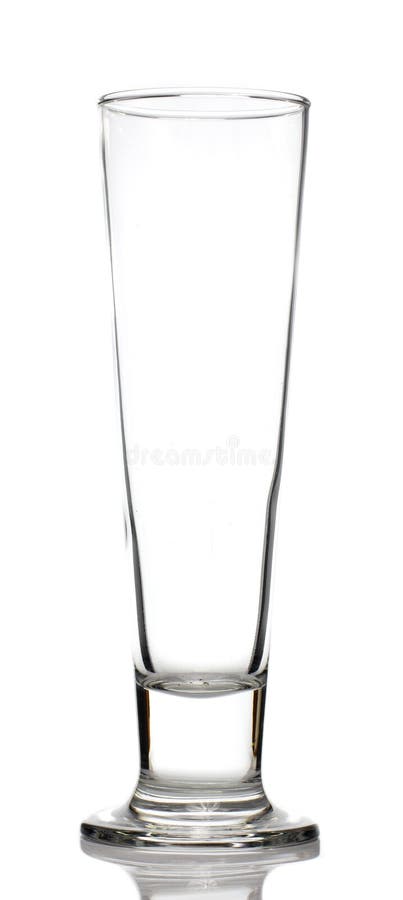 overeenkomst Nadeel Geelachtig Leeg lang glas stock afbeelding. Image of ontwerp, schoon - 55979523