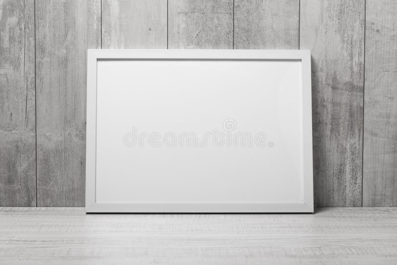 Leeg modern stijlkader op muur stock foto Leeg modern stijlkader op muur stock foto
