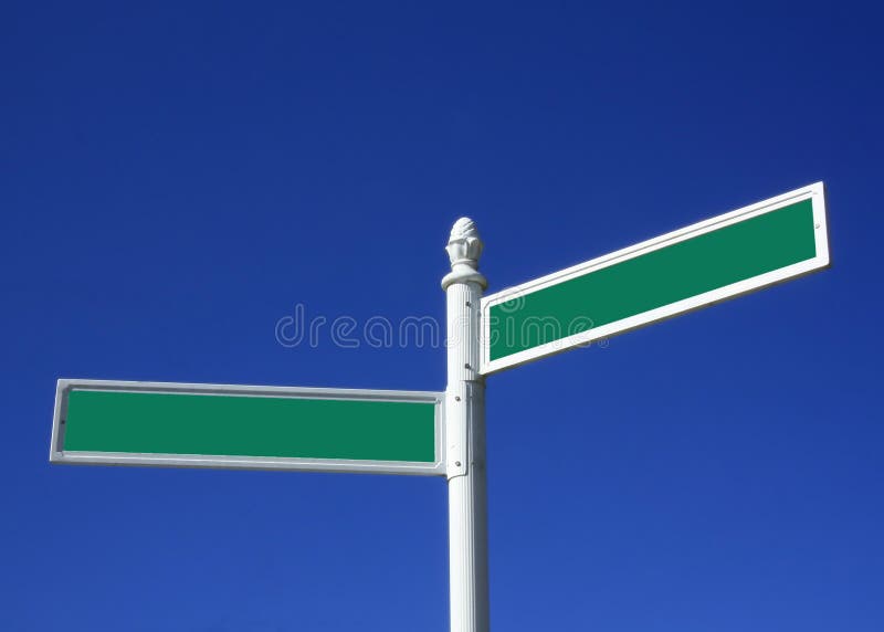 Leeg verkeersbord royalty-vrije stock afbeeldingen