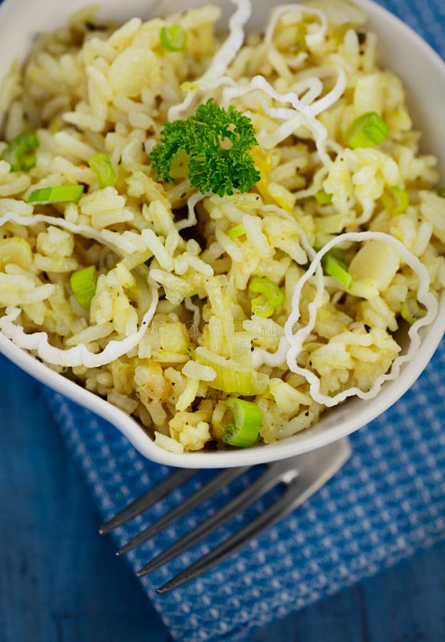 Leek risotto stock image. Image of healthy, gourmet, closeup 31623983