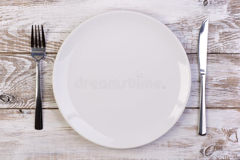 Leere Platte lizenzfreies stockbild