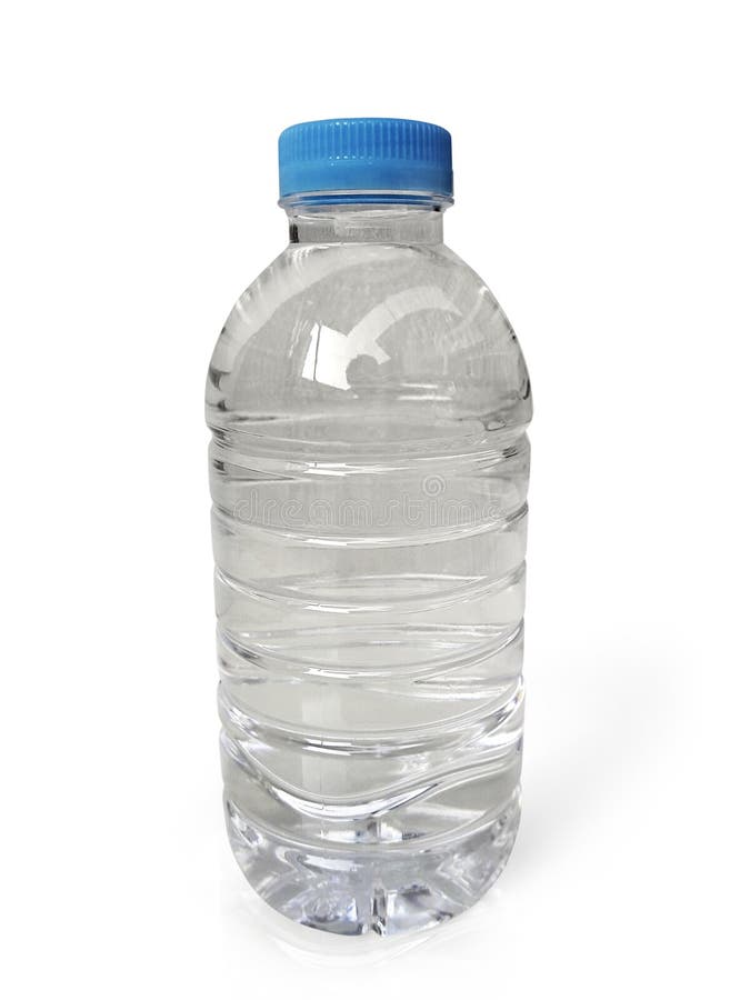 Leere saubere und klare Wasserflasche an lokalisiert mit lokalisiert auf einem weißen Hintergrund stockfotografie Leere saubere und klare Wasserflasche an lokalisiert mit lokalisiert auf einem weißen Hintergrund stockfotografie