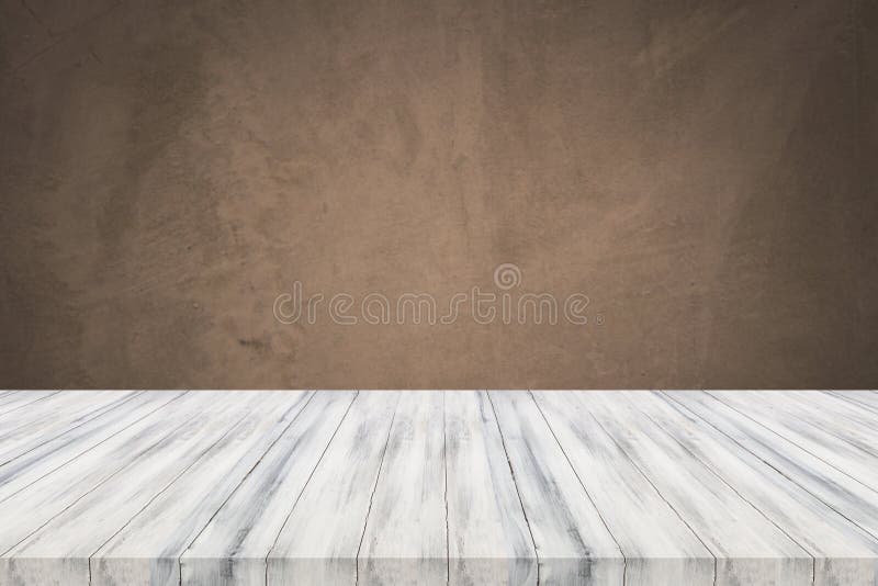 Leere weiße Tischplatte mit Betonmauerhintergrund stockfoto Leere weiße Tischplatte mit Betonmauerhintergrund stockfoto