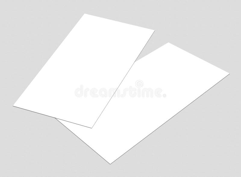 Blank white paper flyer isolated on Background. Blank white paper flyer isolated on Background.