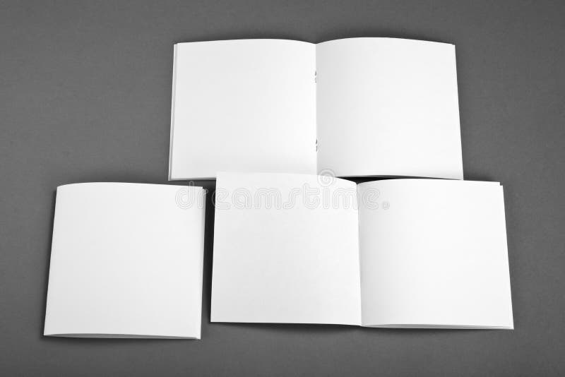 Leerer Katalog, Broschüre, Zeitschriften, Buchspott oben lizenzfreies stockfoto Leerer Katalog, Broschüre, Zeitschriften, Buchspott oben lizenzfreies stockfoto